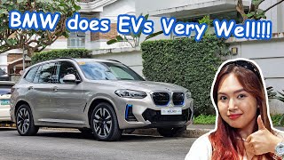 BMW EVs are Great  2024 BMW iX3 M Sport Review [upl. by Aisats542]