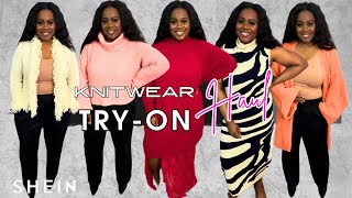 SHEIN FallWinter Knitwear TryOn Haul  Chit Chat Uterine Fibroid Surgeries and Weight GainLoss [upl. by Eelsnia896]