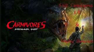 Carnivores Dinosaur Hunt  First Carnotaurus Kill amp Trophy Showcase  1080p60  No Commentary PS5 [upl. by Tneicniv]