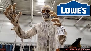 Lowes Halloween 2022 Complete Setup amp Walkthrough Tour  Horror Animatronics amp Spooky Decor 4K Vid [upl. by Aerol537]