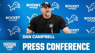 Dan Campbell Press Conference  July 30 2024 [upl. by Turk]