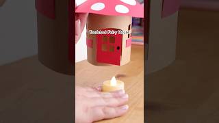 How to make a toadstool fairy house 🏠 🍄 fairyhouse kidscrafts [upl. by Zolner]