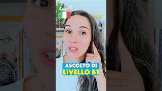 Prova a fare questo Esercizio di Ascolto Italiano 🇮🇹 Livello B1 livellob1 italianonline [upl. by Sydelle]