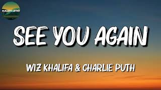 ♬♬ Wiz Khalifa ft Charlie Puth  See You Again  Lyrics [upl. by Aldric]