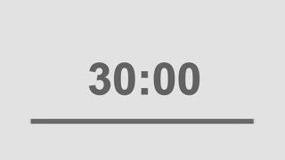 30 minute countdown timer with signal  half hour [upl. by Eixor]