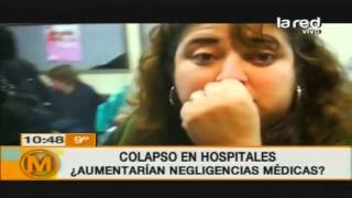 Colapso en hospitales ¿Aumentarán las negligencias médicas [upl. by Swenson239]