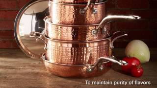 Lagostina Martellata Copper  Best Copper Cookware [upl. by Mcmullan]