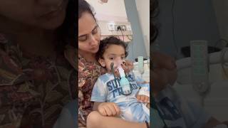 Munnu ki Broncho pneumonia  watch full video  minivlog 1minutevideo [upl. by Esdnyl]