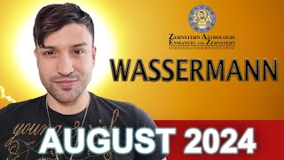 WASSERMANN MONATSHOROSKOP AUGUST 2024  ZEHNSTERN ASTROLOGIE [upl. by Orecic657]