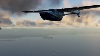 X Plane 12 présentation C337 skymaster en vol de croisière [upl. by Daub]