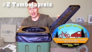 BAVA CampingtoiletteMülleimerSitzgelegenheit das 5 in 1 Produkt für den Fahrrad Wohnwagen [upl. by Ahsienet385]