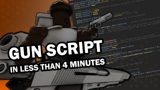 How to make a Gun Script on ROBLOX 2024 [upl. by Cristian164]