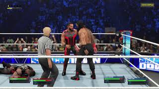 WWE2K24 TAMA TONGA amp TANGA LOA VS ROMAN REIGNS amp JIMMY USO [upl. by Tia]