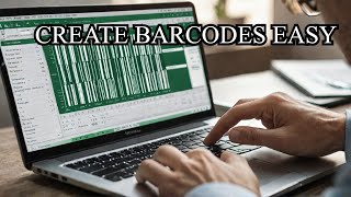 How to Create Barcodes in Excel The Simple Way [upl. by Nirb15]