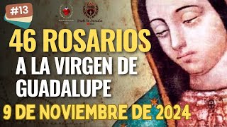 Día 13 de los 46 Rosarios a la Virgen de Guadalupe 9 de Noviembre de 2024 MISTERIOS GOZOSOS [upl. by Stanway]