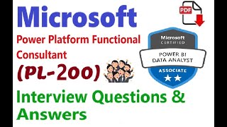 Part1 Microsoft PL200  Power Platform Functional Consultant  Interview Questions amp Answers [upl. by Siseneg]