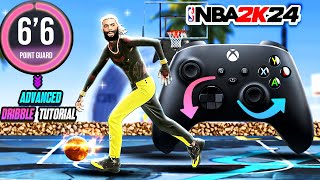 the 1 Advanced Dribble Tutorial for TALL PGs  Best Sigs for 66  69 Pg😈  NBA 2K24 [upl. by Nnazil]