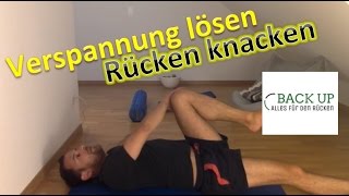 Verspannungen der Rückenmuskulatur lösen  Rücken knacken [upl. by Llerod]