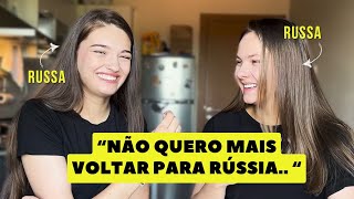 🇷🇺​ Entrevistei a RUSSA que VIROU BRASILEIRA e NÃO quer VOLTAR para RÚSSIA [upl. by Nyltyak]