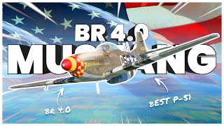 Americas FAVOURITE P51 MUSTANG is Now BR 40 War Thunder P51 D20 [upl. by Ronile]