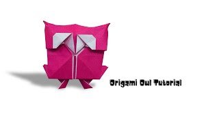 Easy origami owl tutorial for beginners amp kids easy Thanksgiving crafts Tutorial [upl. by Medovich]