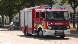 Tankautospuit Brandweer Antwerpen met spoed naar een interventie [upl. by Louth]