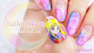 ☆ Sailor Moon Inspired Nail Art ☆ [upl. by Royden533]