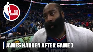 James Harden calls the Clippers effort UNBELIEVABLE in Game 1 win vs the Mavericks 👏  NBA on ESPN [upl. by Nyberg]