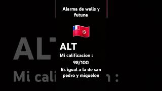 alarma de wallis y futuna ALT [upl. by Schubert]