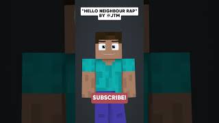 quotHello Neighbor Rapquot  Minecraft Animation  Song by JTM [upl. by Aidul]