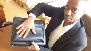 Universal Business Leather Portfolio for Tablets Review [upl. by Negrom275]