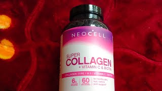 Neocell  Super Collagen Vitamin C amp Biotin Daily Supplement 6 capsule daily intake [upl. by Den]