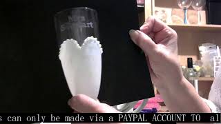 Etching glass  How to etch glass using graphics wedding [upl. by Haseefan313]