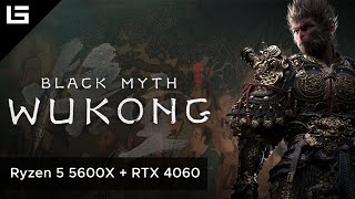 Black Myth Wukong Benchmark Tool  Ryzen 5 5600X  RTX 4060  GEEEK M21 with 120mm AIO  1080p [upl. by Ellehcear]