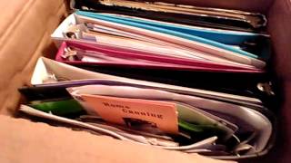 Moving Quick tip Packing 3 ring binders [upl. by Woodrow]