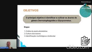 Cultura e identificação de ácaros da poeira doméstica [upl. by Onimixam]