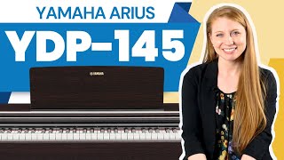 Yamaha ARIUS YDP145 Digital Piano  Full Review amp Playing Demo by Jenna from Popplers Music [upl. by Engud291]