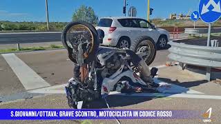 SGiovanniOttava grave scontro motociclista in codice rosso [upl. by Aydidey112]