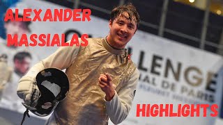 Alexander Massialas Fencing Highlights [upl. by Gaudet]