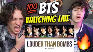 BTS Louder Than Bombs LIVE REACTION 😩🔥 [upl. by Eidderf]