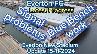 Everton FC New Stadium At Bramley Moore Dock Update 15112024 [upl. by Atihcnoc280]