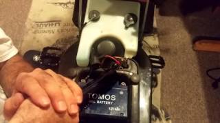 How to properly install a hard wire kit Battery Tender Tomos Streetmate R [upl. by Drofxer]