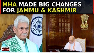 MHA Amends Jammu Kashmir Reorganisation Act Lt Governor Empowered  Breaking News [upl. by Anthony977]