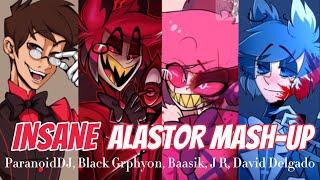 INSANE  Alastor MashUp ft Human Demon Female amp Inverse Alastor ParanoidDJ Black Grphy0n etc [upl. by Clarissa]