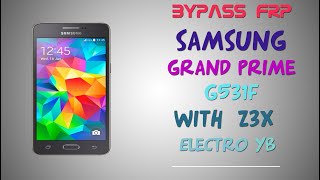 How to Bypass Frp samsung G531F With Z3X [upl. by Neetsyrk24]