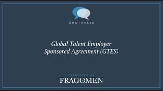 Australias Global Talent Employer Sponsored Agreement  The Immigration Conversation [upl. by Harragan501]