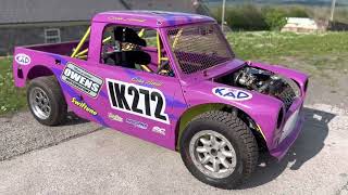 Autograss class 4 Spaceframe classic mini pickup build [upl. by Carver]