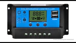 How to use solar charge controller 2020 See How To Set Up PWM 30A 20A 10A Solar Charge Controller [upl. by Nahor]