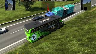 ETS2 Scania Ekspress Konsortium Mutiara  Aberdeen  Edinburgh [upl. by Annoirb]