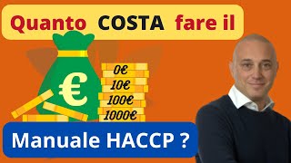 Quanto costa fare il Manuale Haccp [upl. by Aihsenrad]